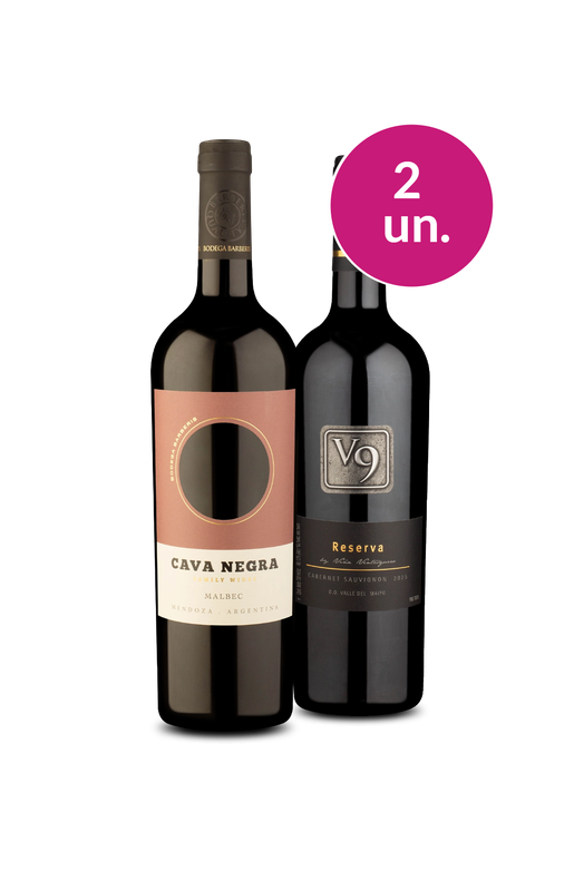 Kit 2 - Cava Negra e V9 - Oferta Absurda