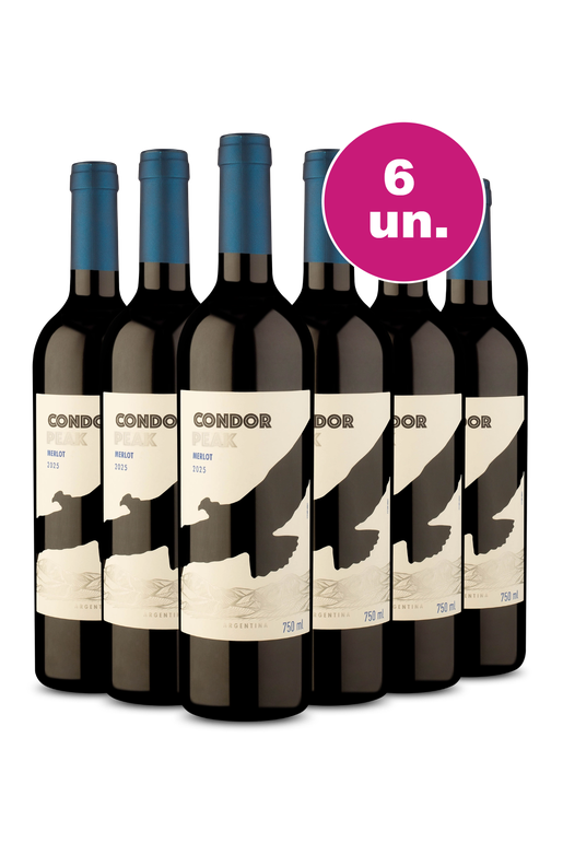 Kit 6 - Condor Peak Merlot - Exclusivo We