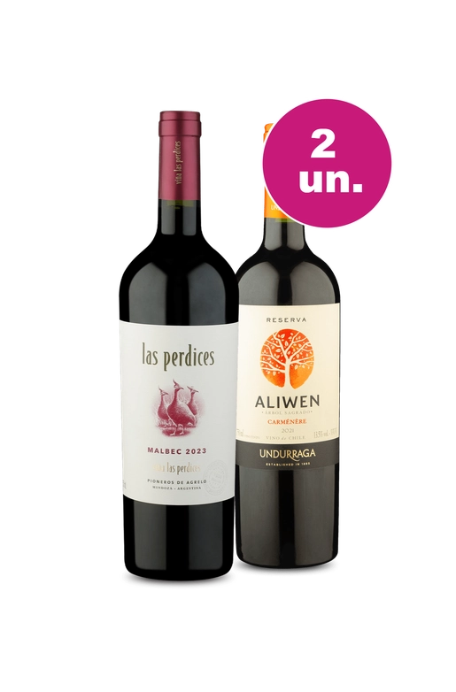 Kit 2 - Sabores da América do Sul por R$62,90 Por Garrafa