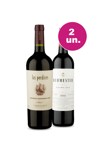 Kit 2 - Encontro de Campeões: Las Perdices Cabernet Sauvignon e Burmester Tinto