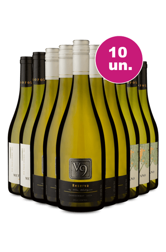Kit 10 - Loucura de Fim de Mês! V9 Reserva e Metropolitano por R$29,90 por Garrafa