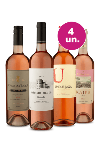 Kit 4 - Rosés Encantadores - Oferta Flash