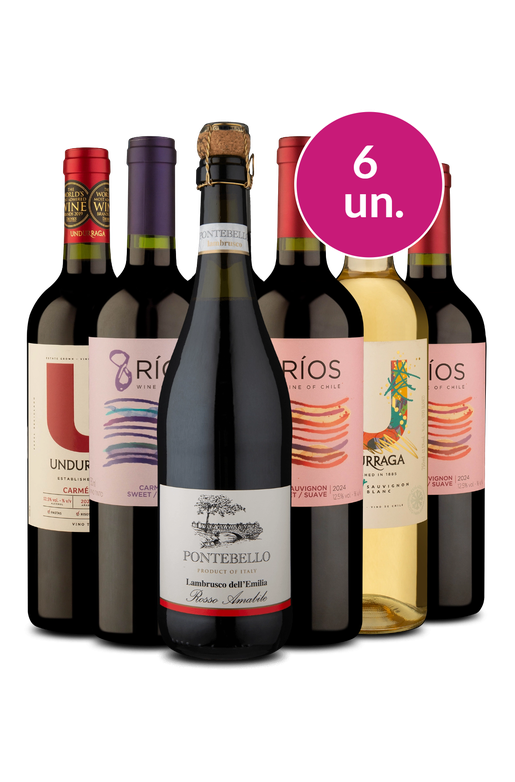 Kit 6 - Suaves para todos os gostos! - Exclusivo We