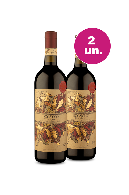 Kit 2 - Carpineto Dogajolo Toscano Rosso - Spoiler Black Wine
