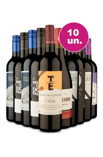 Kit 10 - Tintos Espetaculares por R$32,90 por Garrafa - Oferta Insana