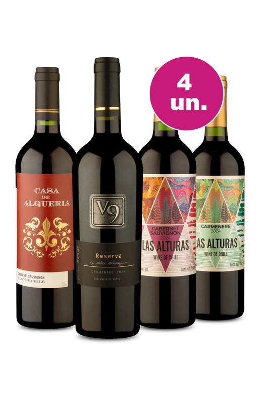 Kit 4 - Chilenos por R$99 - Spoiler Black Wine