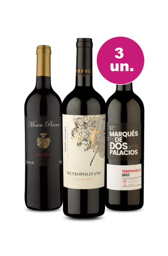 Kit 3 Por R$99 - Tintos do Momento - Oferta Insana