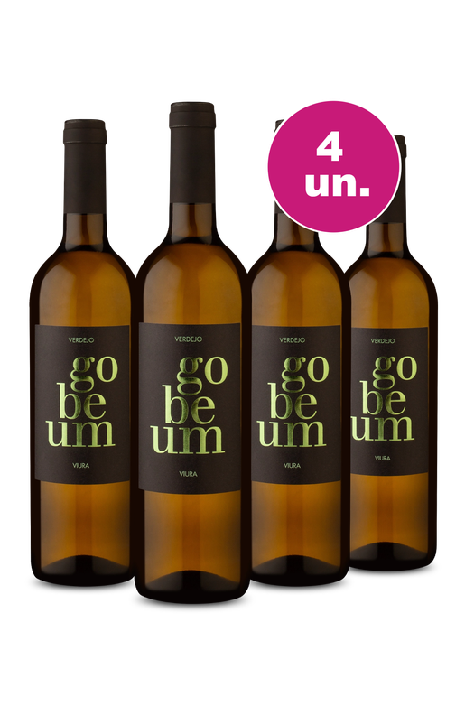 Kit 4 - Gobeum Verdejo Viura - Black Wine