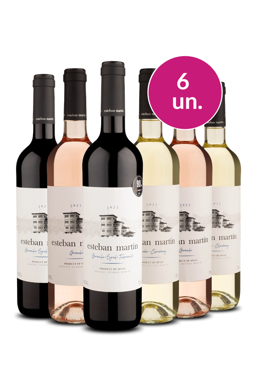 Kit 6 - Degustação Esteban Martín por R$199