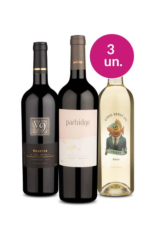 Kit 3 - V9, Enigma e Partridge Flying por R$99 - Oferta Absurda