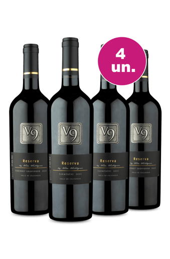 Kit 4 - Tintos V9 - Oferta Insana