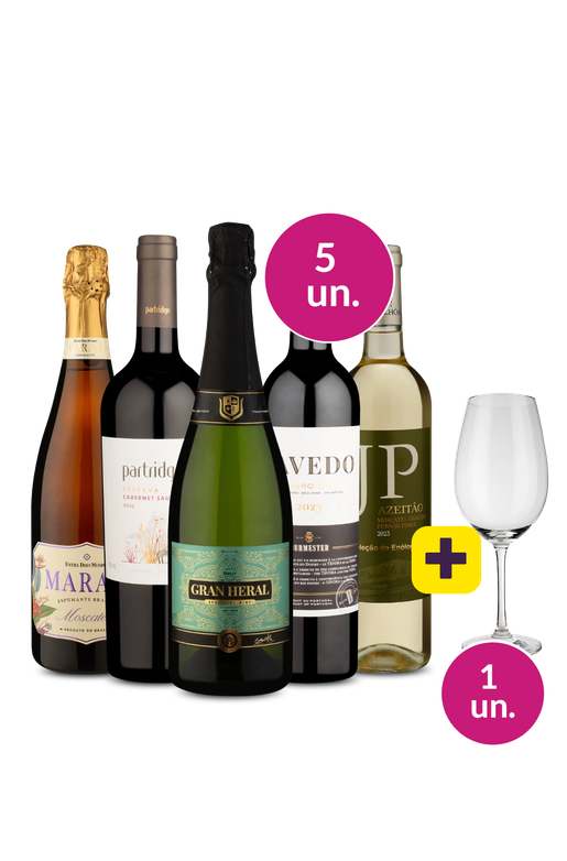 Kit 5 - Seleção Especial + Taça de Cristal Grátis