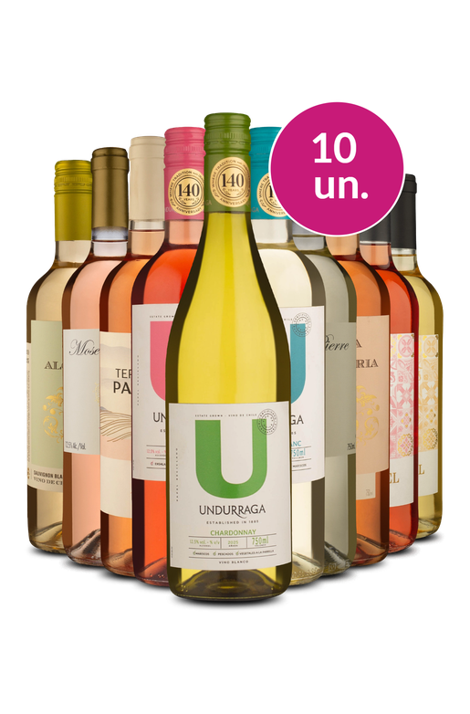 Kit 10 - Brancos e Rosés - Exclusivo We