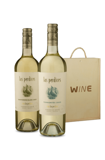 Kit Presente - Degustação Las Perdices + Caixa de Madeira