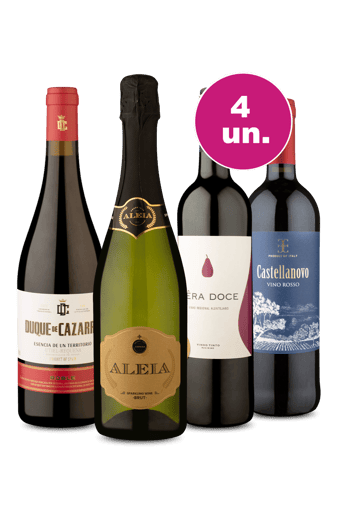 Kit 4 - Europeus Campeões por 32,90 por Garrafa
