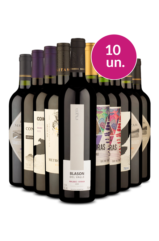 Kit 10 - Tintos Secos no Precinho - Exclusivo We