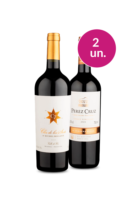Kit 2 - Wine Pendura - Clos e Pérez Cruz Single Vineyard