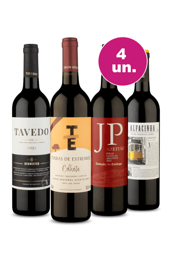 Kit 4 - Tintos Portugueses - Exclusivo We