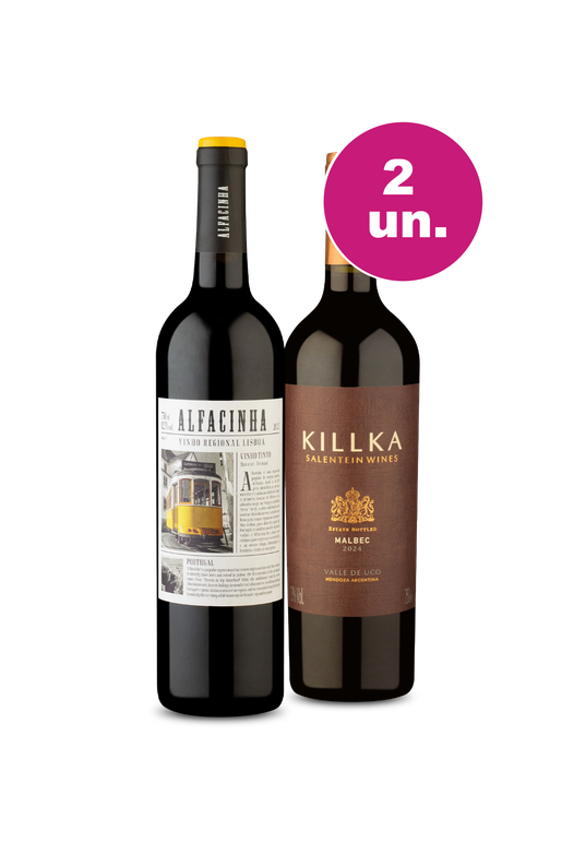Kit 2 - Alfacinha e Killka - Oferta Absurda Black Wine