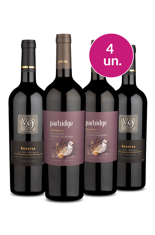 Kit 4 - Só Cabernet Sauvignon Reserva - Exclusivo We