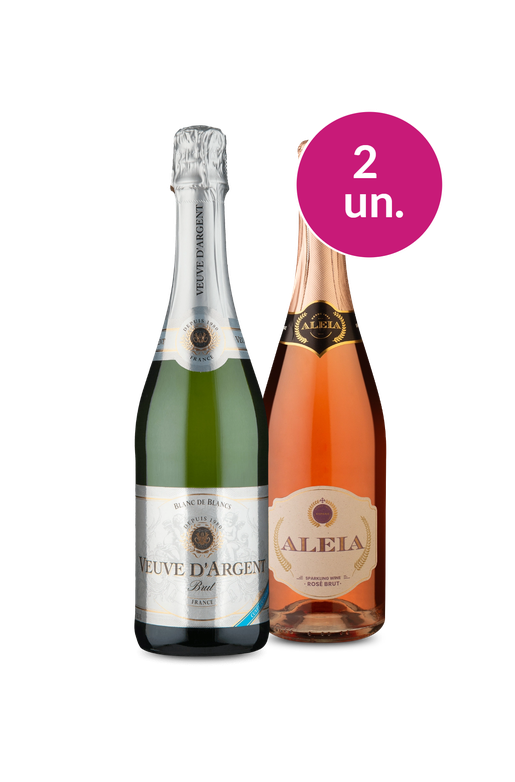Kit 2 - Espumantes França e Espanha para Brindar - Oferta Absurda