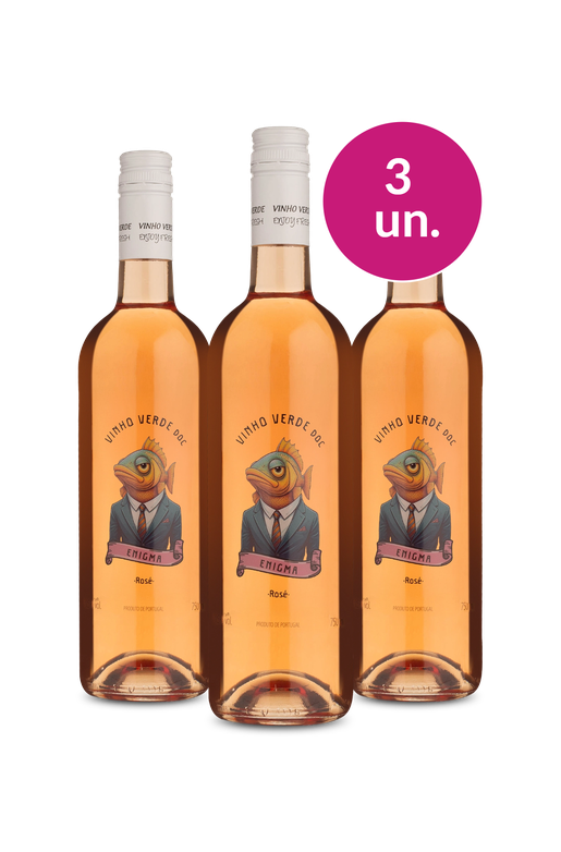 Kit 3 - Enigma D.O.C. Vinho Verde Rosé - Exclusivo We 