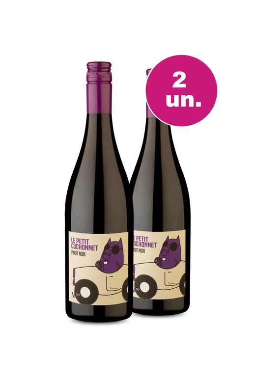 Kit 2 - Le Petit Cochonnet Pinot Noir - Oferta Insana