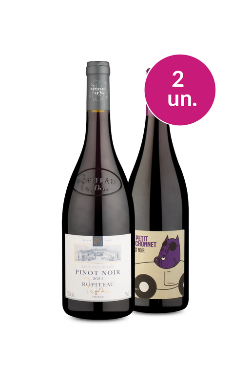 Kit 2 - Franceses Pinot Noir - Ropiteau Frères & Le Petit Cochonnet - Oferta Absurda