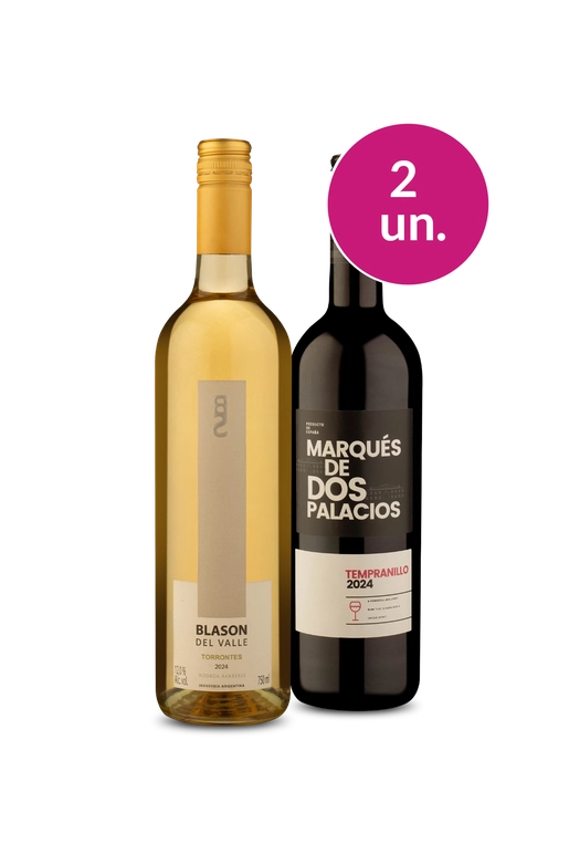 2 vinhos por R$22!
