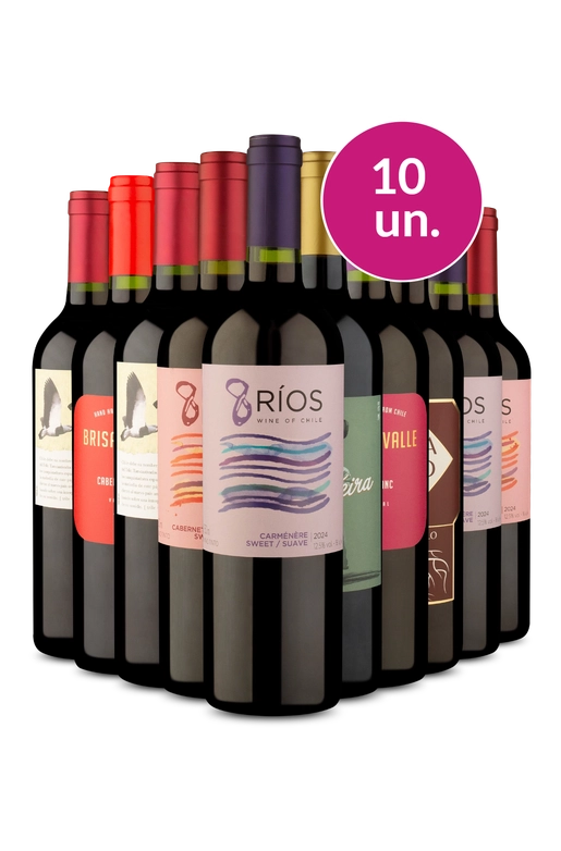 Kit 10 - Especial 2/2 - Suaves por R$22 por Garrafa - Oferta Absurda