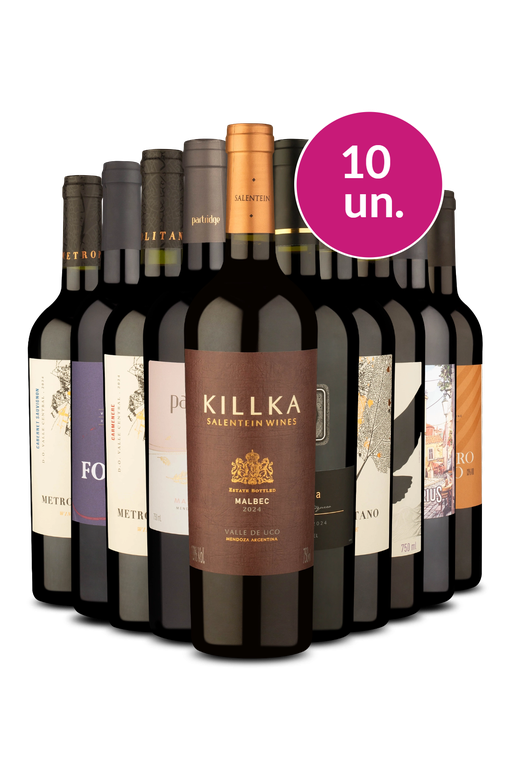 Kit 10 - Especial 3/3 - Tintos por R$33 por Garrafa - Oferta Absurda