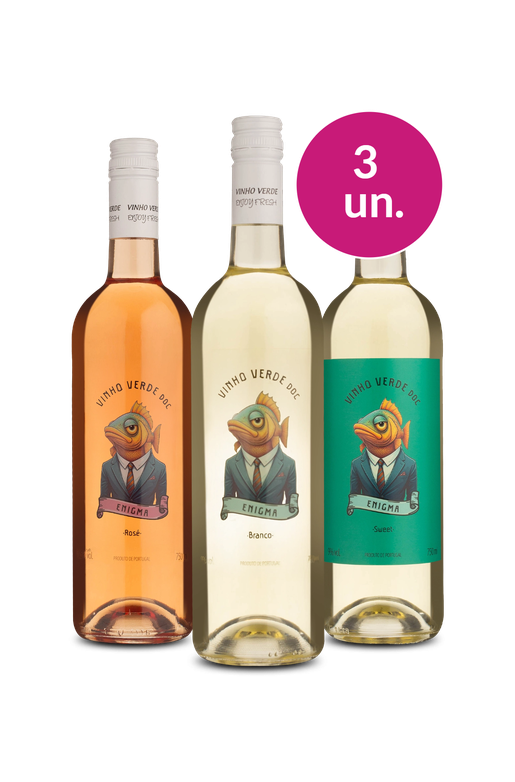 Kit 3 - Degustação de Vinhos Verdes - Exclusivo We 