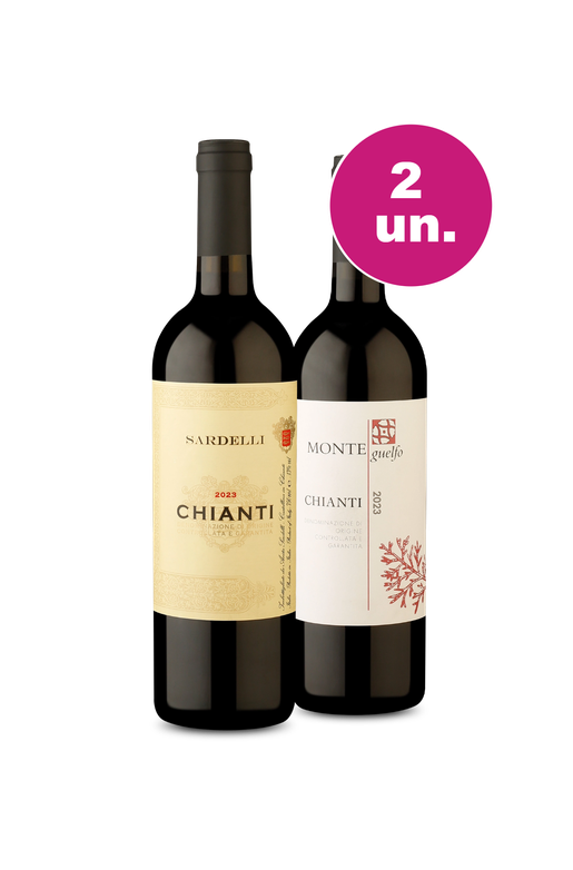 Kit 2 - Brilhante Chianti - Oferta Absurda Black Wine