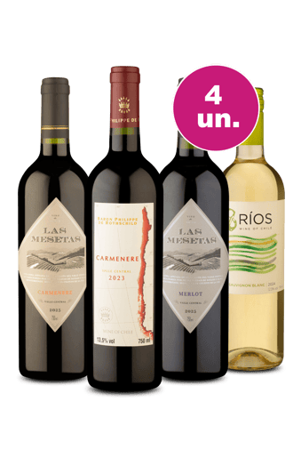 Kit 4 - Exclusivos por R$24,90 por Garrafa - Oferta Absurda