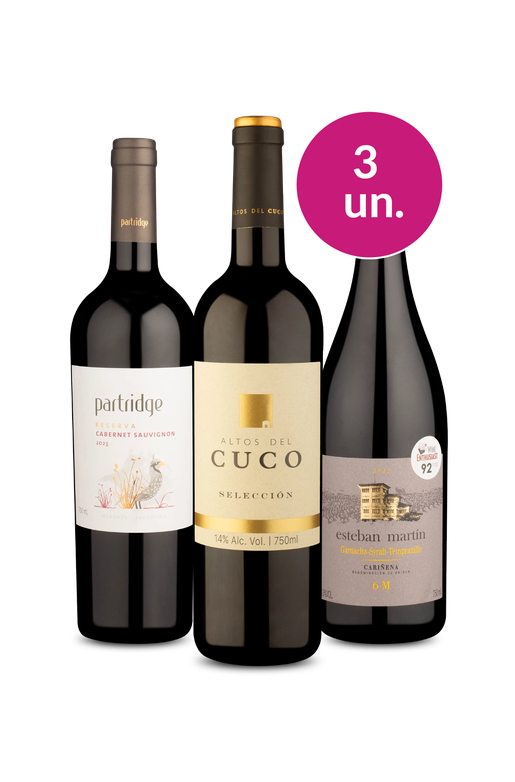 Kit 3 - Tintos Especiais - Exclusivo We