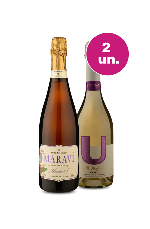 Kit 2 - Espumantes Doces - Oferta Absurda Black Wine