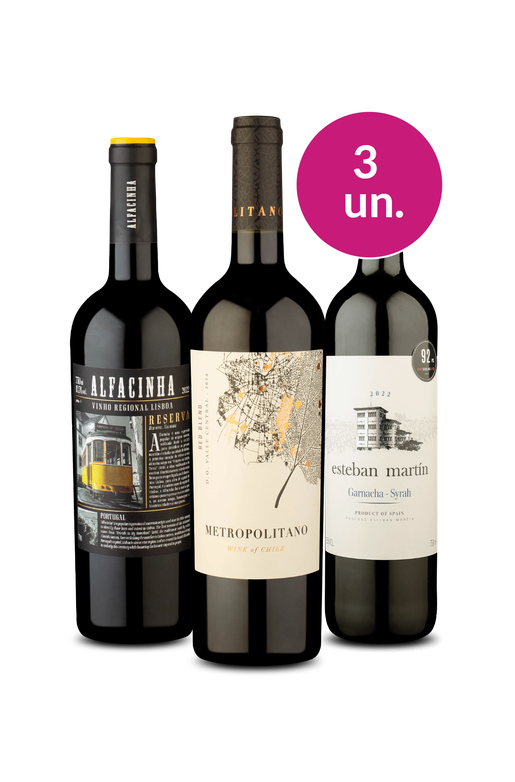 Kit 3 - Tintos Campeões - Exclusivo We