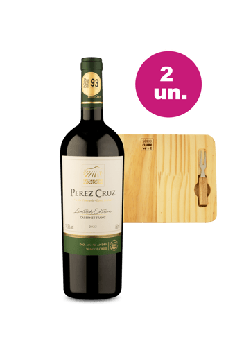 Kit Especial - Pérez Cruz Limited Edition + Tábua para Frios - Oferta Insana