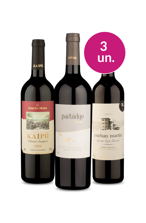 Kit 3 - Tintos Incríveis por R$99 - Oferta Absurda