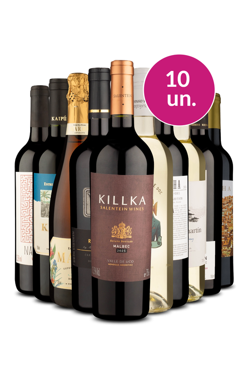Kit 10 - Ícones da Wine por R$32,90 por Garrafa - Oferta Absurda