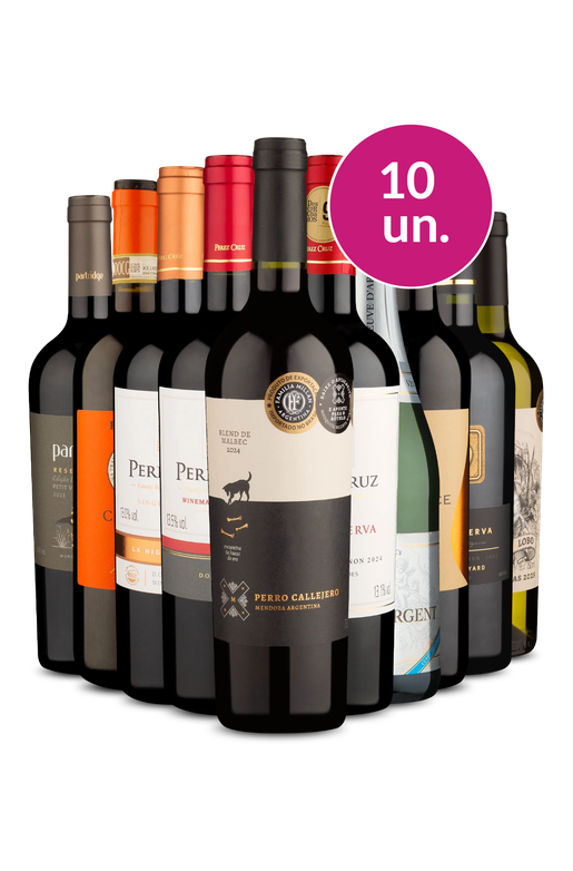 Kit 10 - Vinhos Superiores por R$59,90 por Garrafa - Oferta Absurda