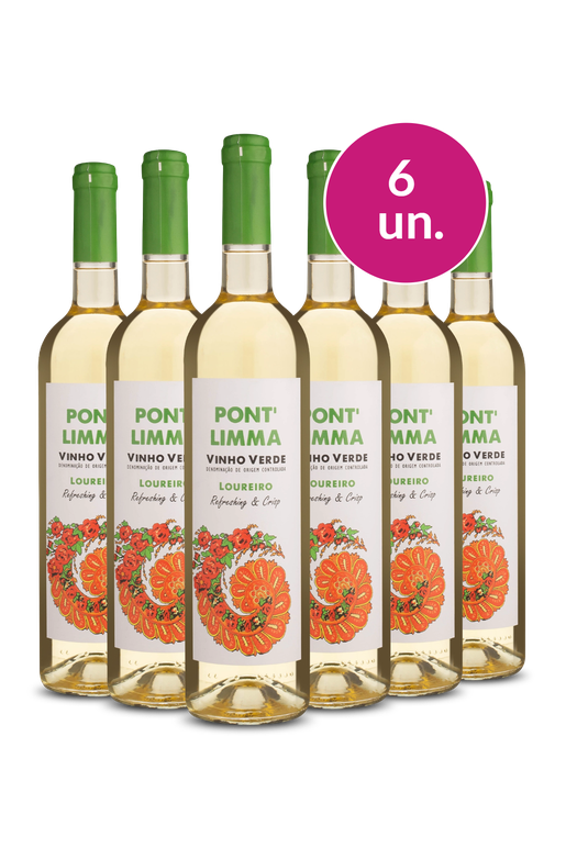 Kit 6 - Vinho Verde Pont Limma Loureiro - Exclusivo We