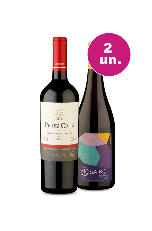 Kit 2 - Pérez Cruz e Mosaiko - Oferta Absurda Black Wine