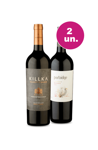 Kit 2 - Degustação Malbec - Salentein Killka e Partidge Reserva