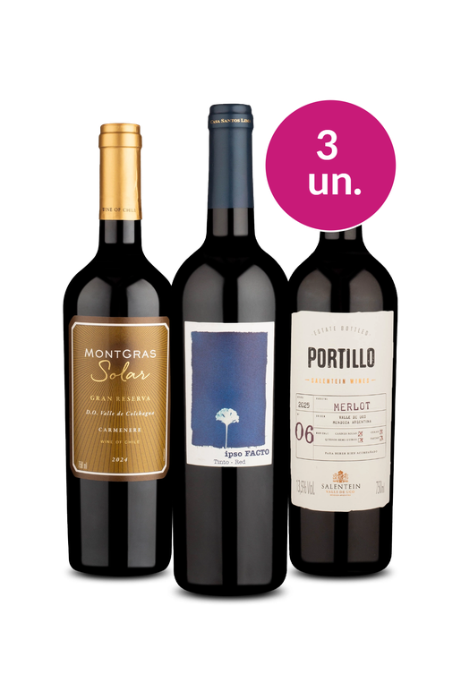 Kit 3 - Trio de Tintos - Exclusivo We