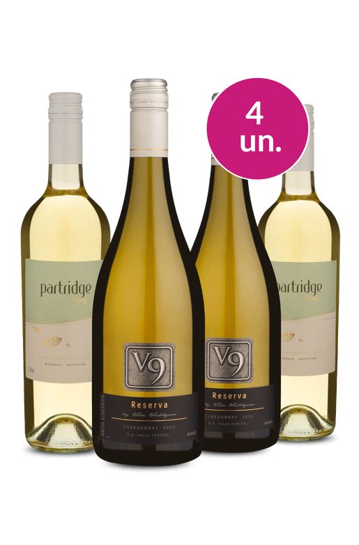 Kit 4 - Chardonnays Mais Vendidos - Oferta Absurda