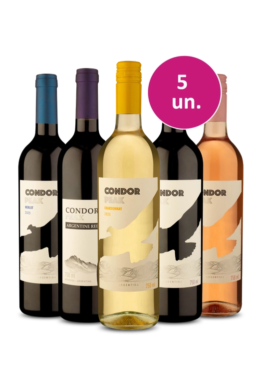 Kit 5 - Degustação Condor Peak - Exclusivo We