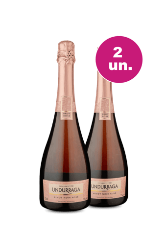 Kit 2 - Espumante Undurraga Rosé Brut - Oferta Insana IZ