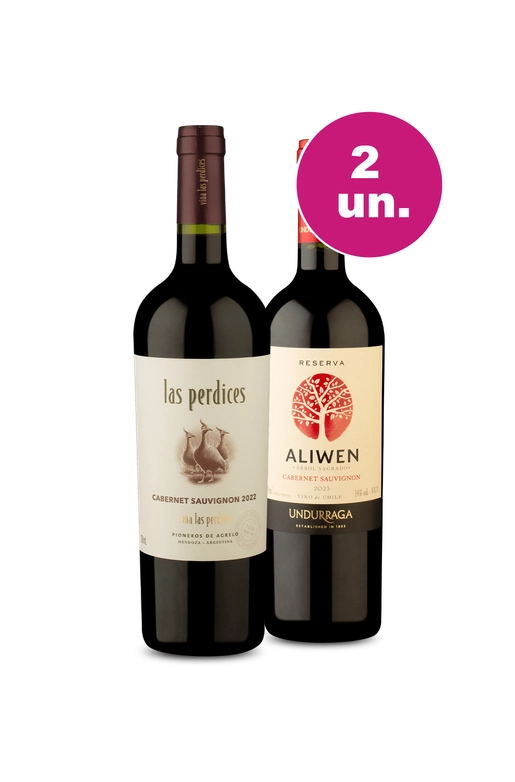 Kit 2 - Las Perdices Cabernet Sauvignon e Aliwen Reserva Cabernet Sauvignon