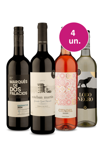 Kit 4 - Degustação Espanhóis - Exclusivo We